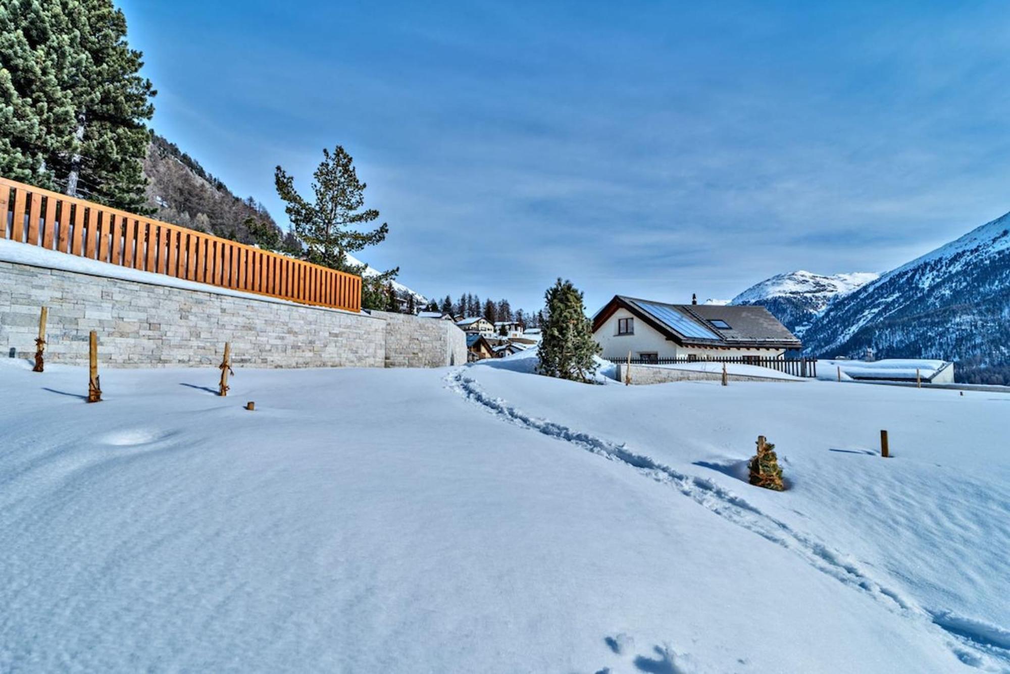 Apartmán Chesa Muntanella - Samedan Exteriér fotografie
