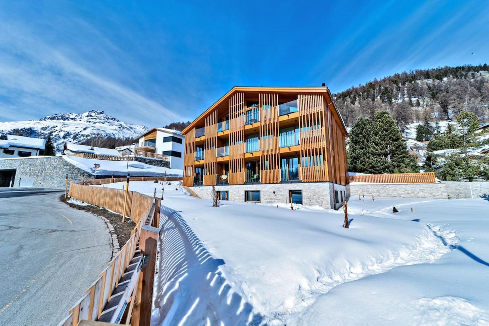 Apartmán Chesa Muntanella - Samedan Exteriér fotografie